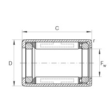 FAG Drawn cup roller clutches - HFL0408-KF