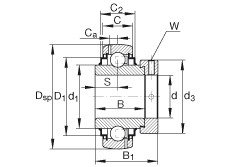 Rodamiento G1215-KRR-B-AS2/V INA