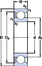 roulements 635-RZ SKF