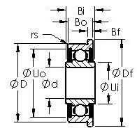 Rodamiento FRW2-2RS AST