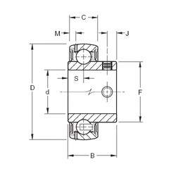 підшипник GYAE55RRB Timken