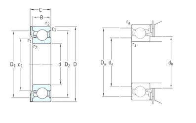 підшипник ICOS-D1B02 TN9 SKF