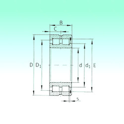 cylindrical bearing nomenclature SL185004 NBS