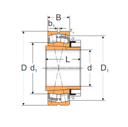 roulements 22320 KW33+H2320 MPZ