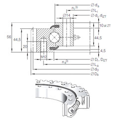 المحامل VSA 20 0944 N INA