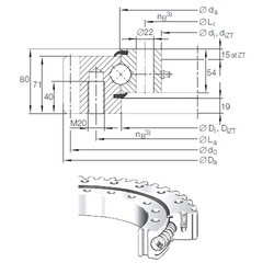 المحامل VSA 25 0755 N INA