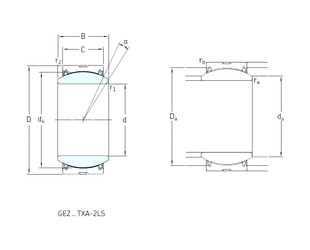 Подшипник GEZ312TXE-2LS SKF