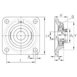 roulements PCJ2 INA