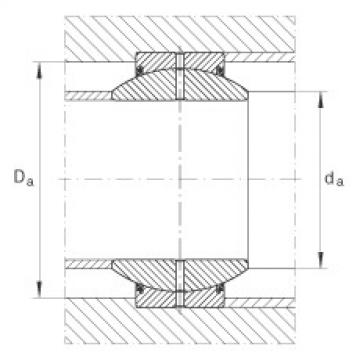 FAG Radial spherical plain bearings - GE140-FO-2RS