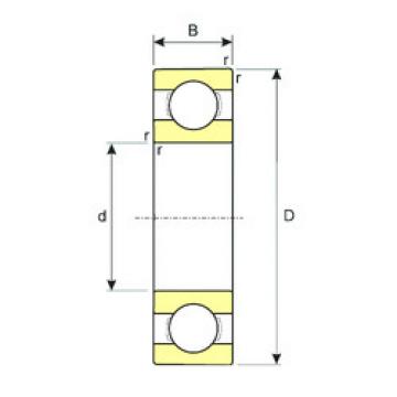 roulements 619/1600 ISB