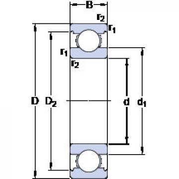 roulements 619/5 SKF