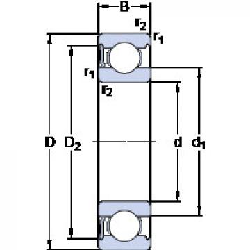 Bantalan 634-RS1 SKF