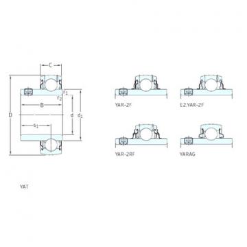 roulements YAR208-2RF SKF