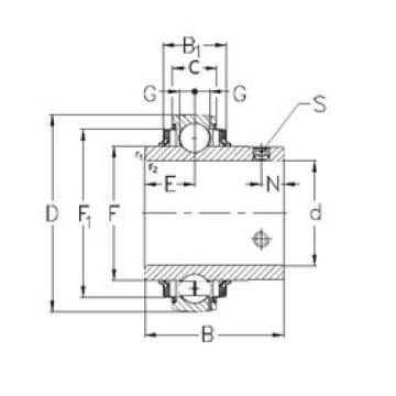 підшипник GYE25-KRRB NKE