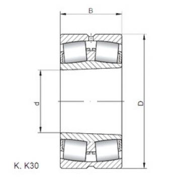 Spherical Roller Bearings 239/560 KW33 ISO