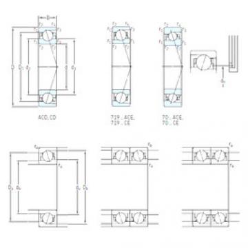 angular contact thrust bearings 71804 CD/P4 SKF