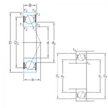 roulements SS7201 ACD/HCP4A SKF