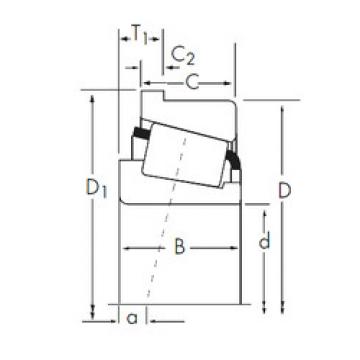 Bantalan 86650/86100-B Timken