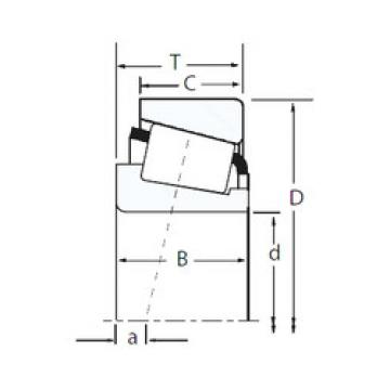 Bantalan X30212M/Y30212M Timken