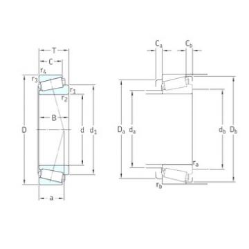 Bantalan T7FC065/QCL7C SKF