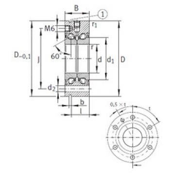 Rolando ZKLF40100-2RS INA