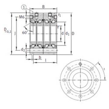 Rolando ZKLF50115-2RS-2AP INA