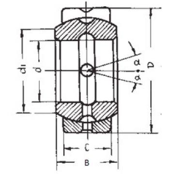 Подшипник GEZ107ES FBJ