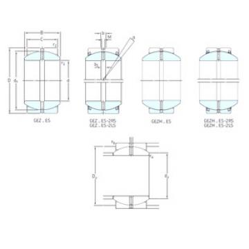 Подшипник GEZ106ES-2LS SKF