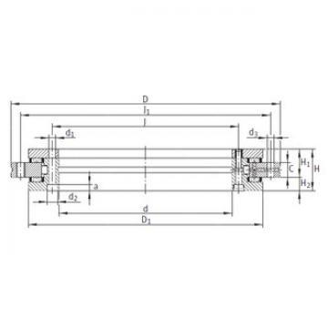 Complex Bearings YRT395 INA