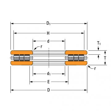 TP  cylindrical roller bearing 80TP135