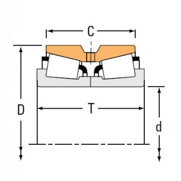 TNA Series Tapered Roller Bearings double-row NA482 472D