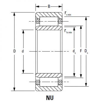 CYLINDRICAL BEARINGS ONE-ROW METRIC ISO SERIES NJ1096EMA