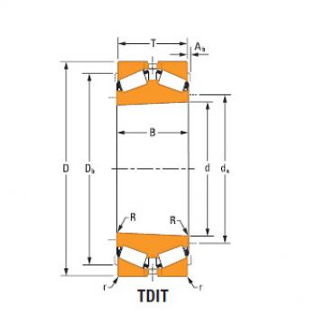 TdiT TnaT two-row tapered roller Bearings Hm926747Td Hm926710