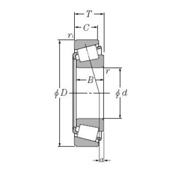 Single Row Tapered Roller Bearings NTN EE234156/234215