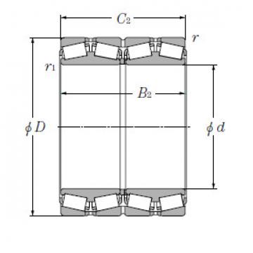 Four Row Tapered Roller Bearings Singapore 81576D/81962/81963D