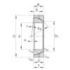 FAG Angular contact spherical plain bearings - GE140-SX