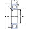 المحامل 619/1120 MB SKF