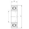 angular contact thrust bearings 71800 A ISO