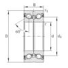 Bantalan ZKLN0624-2RS-PE INA