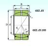 Подшипник GEZ 63 ES 2RS ISB