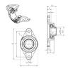 Rodamiento USFLE210 SNR