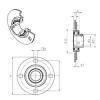 Bearing housed units USPF212 SNR