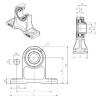 Bearing housed units USPH204 SNR