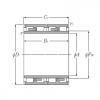 Four Row Cylindrical Roller Bearings NTN 4R7105K