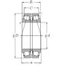 Double Row Tapered Roller Bearings NTN 29875/29820D+A