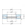 TAPERED ROLLER THRUST BEARINGS JAPAN 170TT3201