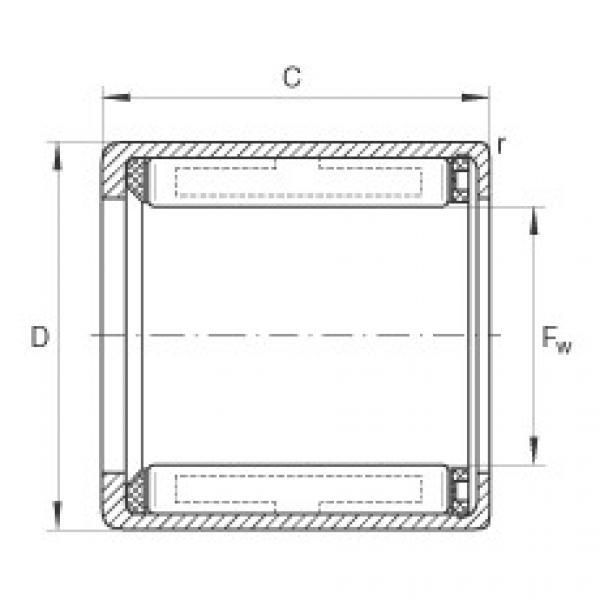 FAG Drawn cup roller clutches - HF0612-KF #1 image