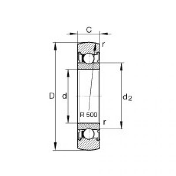 FAG بكرات الجنزير - LR604-2RSR #1 image