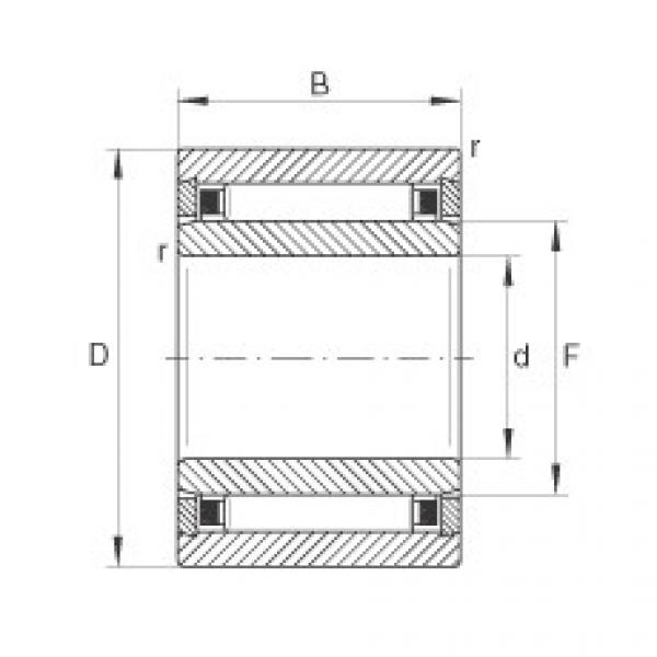 needle roller bearing sleeve NKI6/12-TV INA #1 image