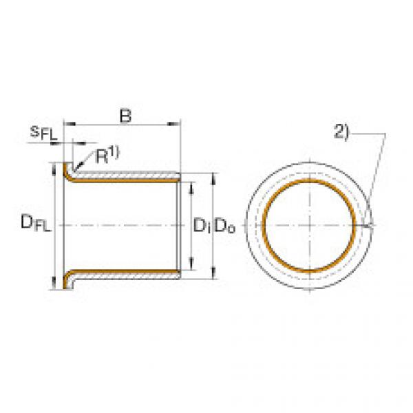 FAG Flanged bushes - EGF08095-E40-B #1 image